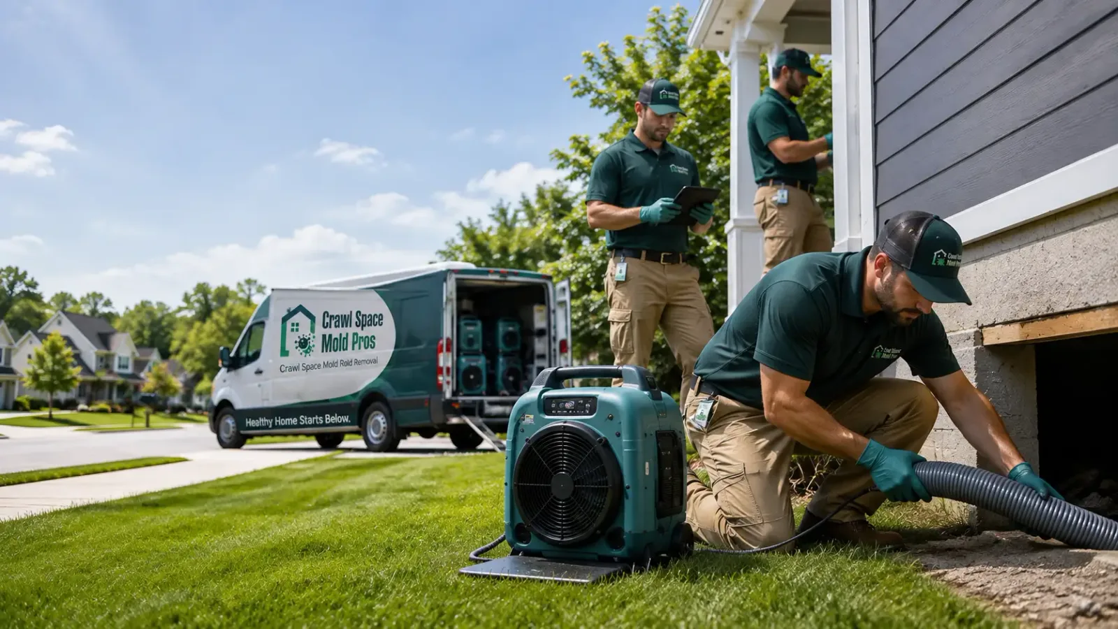 Crawl Space Mold Removal in Fultonham, OH